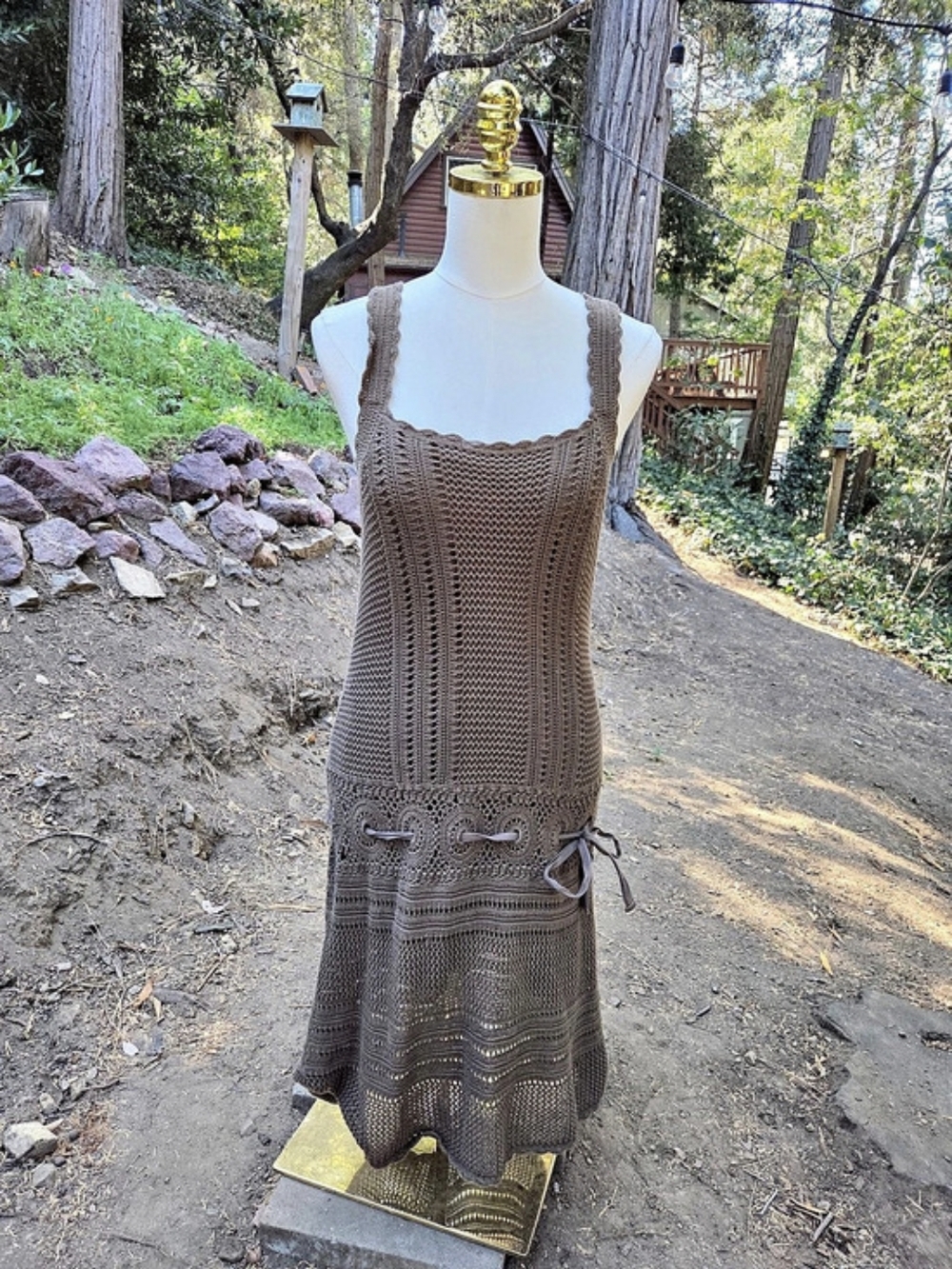 Athleta Crochet Midi Dress Size Medium